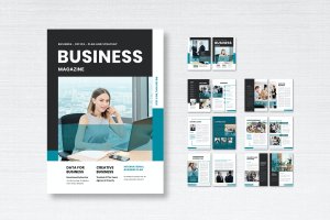 商业计划杂志排版设计 Business Magazine