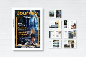 度假旅行杂志版式设计 Travel Magazine