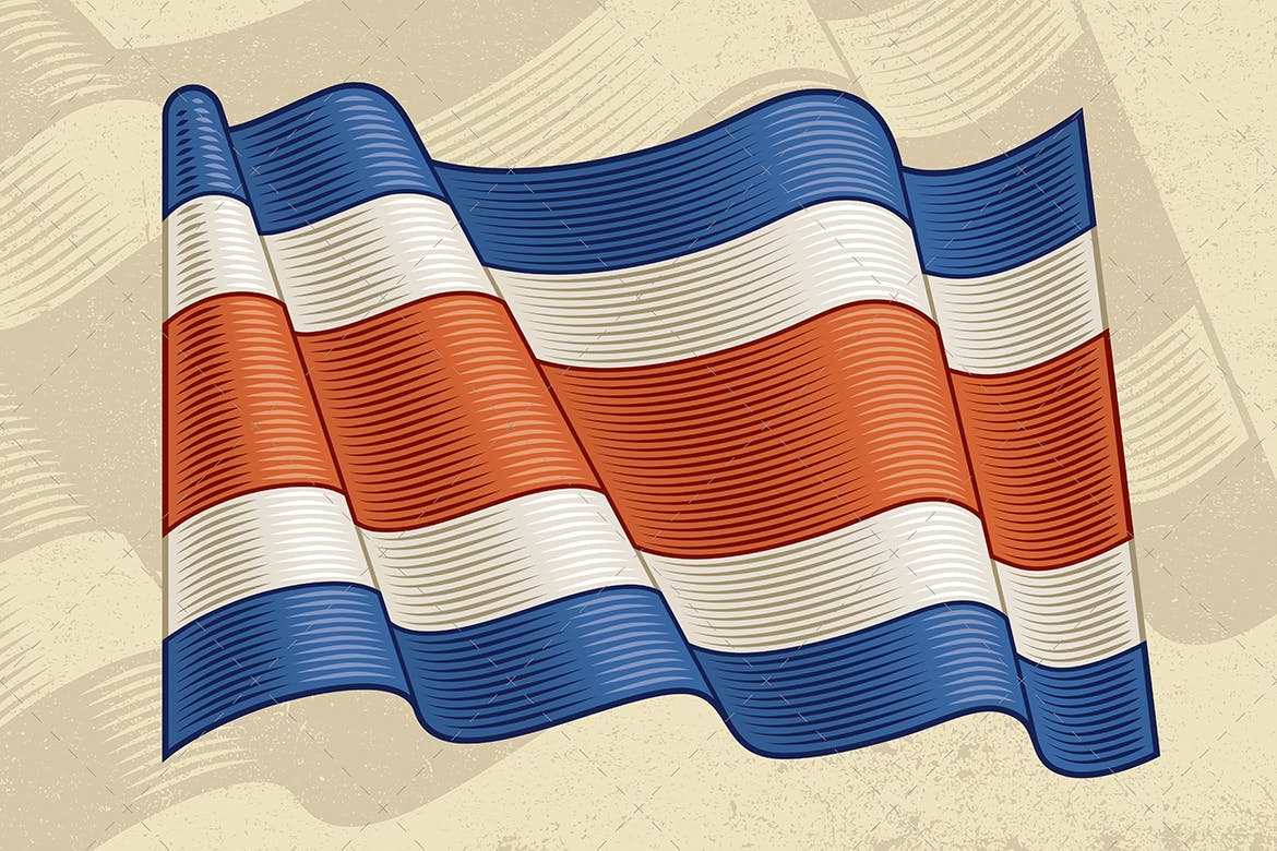 costarica国旗图片