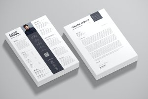 CV简历&求职信设计模板 CV Resume & Cover Letter Template
