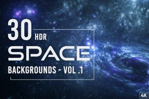 30个HDR抽象宇宙星辰空间高清背景图素材v1 30 HDR Space Backgrounds – Vol. 1