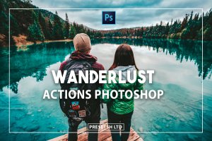 风景＆旅游照片处理Photoshop动作 Wanderlust Photoshop Actions