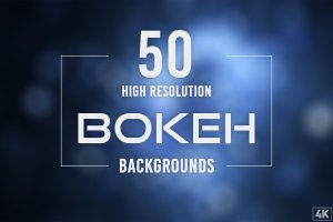 50个散景效果4K高清背景图素材 50 Bokeh 4K Backgrounds
