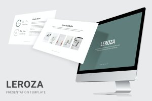 极简设计商业Powerpoint模板 Leroza – Minimal Business Powerpoint