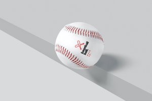 棒球Logo设计样机素材 Baseball Ball Mockups