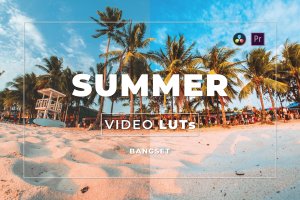 夏季暑假照片视频后期调色LUT预设包 Bangset Summer Video LUTs