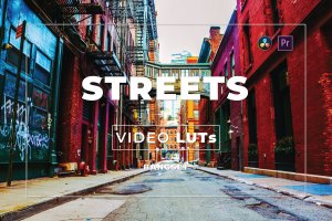 城市街道照片视频后期调色LUT预设包 Bangset Streets Video LUTs