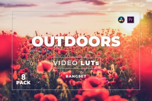 户外风景照片/视频后期调色LUT预设包v8 Bangset Outdoors Pack 8 Video LUTs