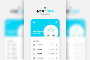 远程控制智能家居App应用推广海报设计韩国素材