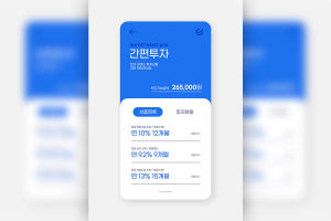 金融投资App推广海报设计韩国素材