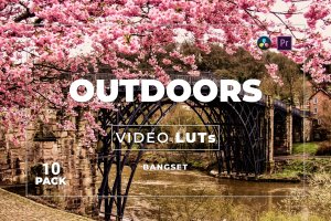 户外风景照片/视频后期调色LUT预设包v10 Bangset Outdoors Pack 10 Video LUTs