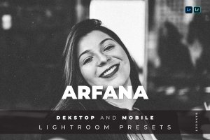 时尚街拍人像摄影LR调色滤镜 Arfana Desktop and Mobile Lightroom Preset