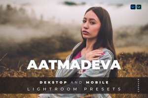 时尚人像修饰摄影Lightroom预设 Aatmadeva Desktop and Mobile Lightroom Preset