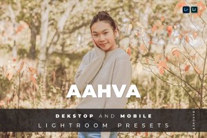 时尚人像修饰摄影Lightroom调色滤镜 Aahva Desktop and Mobile Lightroom Preset