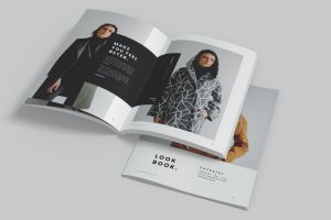 杂志内页和封面设计样机 Magazine Mockup Inside Page & Cover