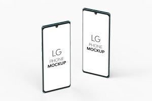LG Velvet智能手机样机v4 LG Phone Mockup