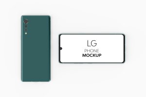 LG Velvet智能手机样机v3 LG Phone Mockup
