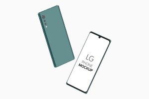 LG Velvet智能手机样机v6 LG Phone Mockup