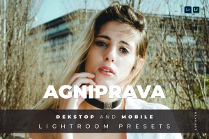 模特摄影后期修图Lightroom预设 Agniprava Desktop and Mobile Lightroom Preset