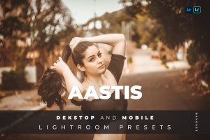 时尚人像修饰摄影照片处理Lightroom预设 Aastis Desktop and Mobile Lightroom Preset