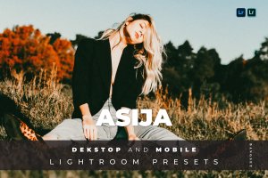 人物肖像专业摄影LR调色预设 Asija Desktop and Mobile Lightroom Preset