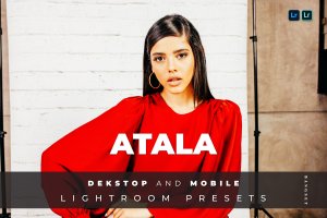 人物肖像专业摄影LR调色滤镜 Atala Desktop and Mobile Lightroom Preset