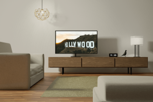 极简主义LED电视样机模板 Minimalist LED TV Mockup