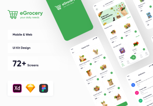 小咖下午茶：杂货店产品订单iOS UI套件设计