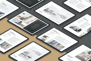 建筑/室内设计电子书设计模板 Interiorch – Architecture Interior Design eBook