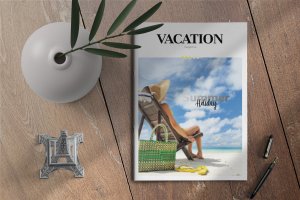 节日度假/旅游景点推荐杂志模板 Vacation | Magazine Template