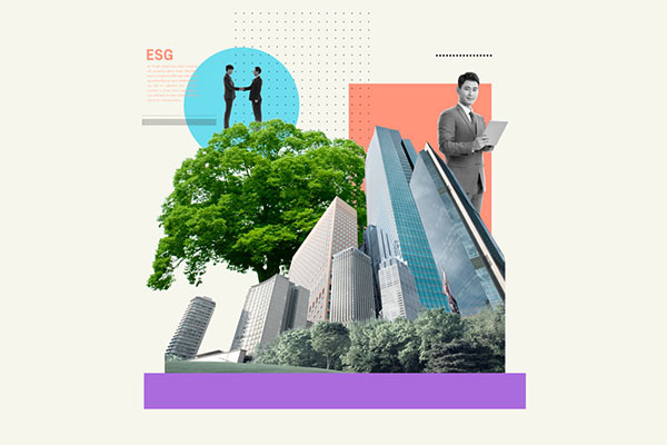 ESG概念主题海报设计韩国素材[psd]