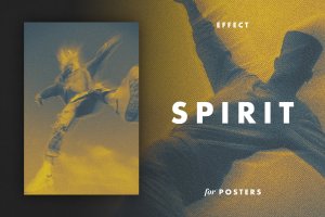 幻觉模糊特效海报模板 Spirit Blur Effect for Posters