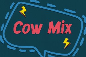 儿童漫画粗体显示字体 Cow Mix – Fun Display Font