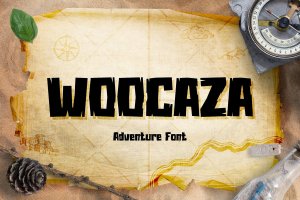 儿童冒险无衬线字体素材 Woocaza – Kids Adventure Font