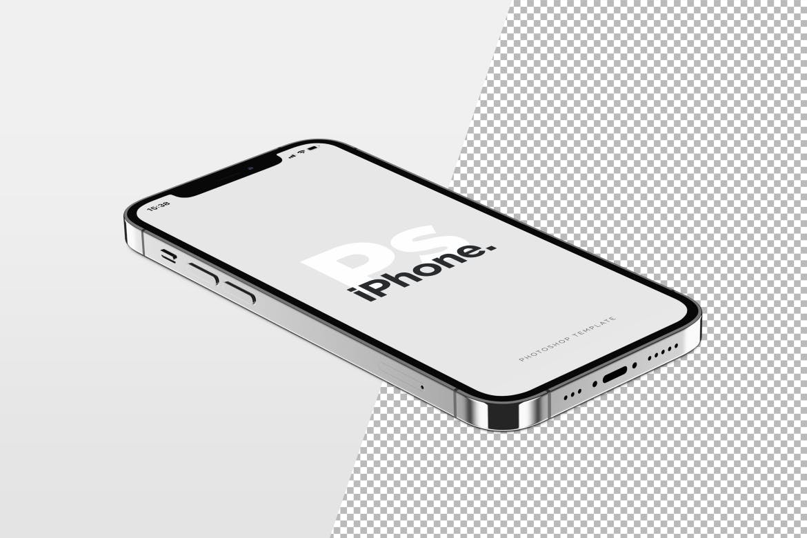 iPhone X侧面平视手机样机 iPhone X Mockups-优社Uther