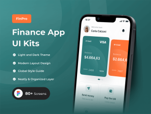小咖下午茶：金融财务App应用程序 UI 套件
