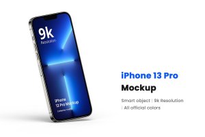 高分辨率iPhone 13 Pro苹果手机样机模板 iPhone 13 Pro Mockup 14.0