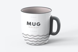 马克杯Logo展示样机模板 Mug Mockup