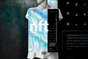 NFT区块链活动-大海报设计模板 NFT Blockchain Event – Big Poster Design