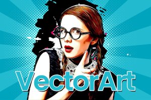 矢量艺术照片处理效果PS动作模板 VectorArt – Photoshop Action