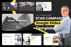 初创公司谷歌幻灯片演示文稿模板 START COMPANY Google Slides Presentation Template