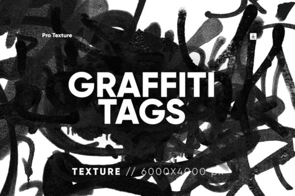 25个涂鸦标签纹理素材 25 Graffiti Tag Texture