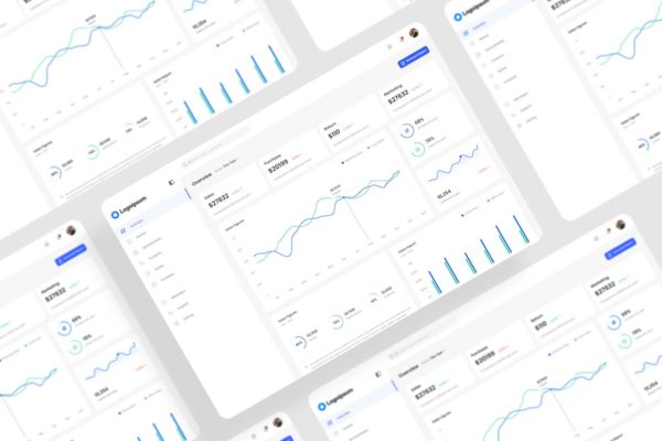 销售分析仪表板设计模板 Sale Analytics Dashboard UI Kit