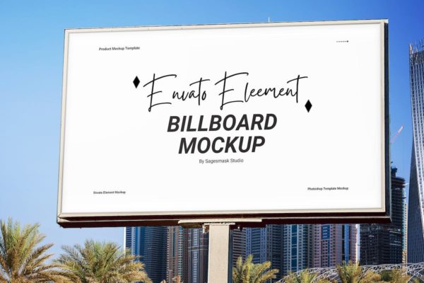 引人入胜广告牌样机模板 Billboard Mockup