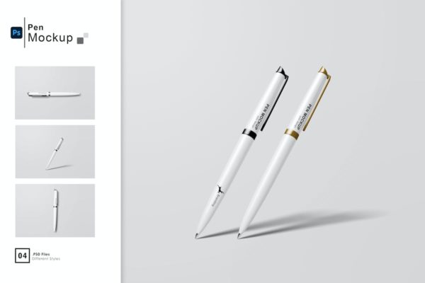 钢笔品牌设计展示样机 Pen Mockup