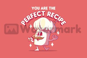 厨师帽角色吉祥物插画 The Perfect Recipe!