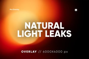 30个自然光泄漏叠加层高清背景 30 Natural Light Leaks Overlay HQ