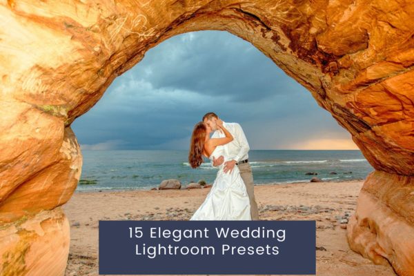 15 个优雅的婚礼拍摄照片后期调色 Lightroom 预设 15 Elegant Wedding Lightroom Presets