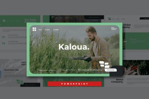 Kaloua微软PPT模板 Kaloua PowerPoint