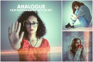 模拟胶片摄影PS动作套装 Analogue Film Photography Action Set